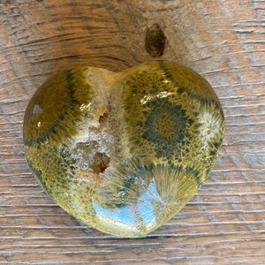 Ocean Jasper crystal heart